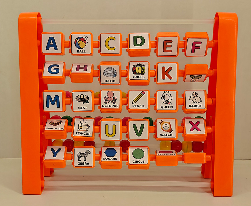 FunOne alphabet learning frame